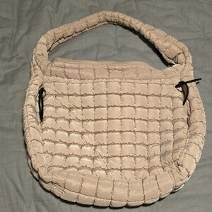 Free people quilted carryall tote